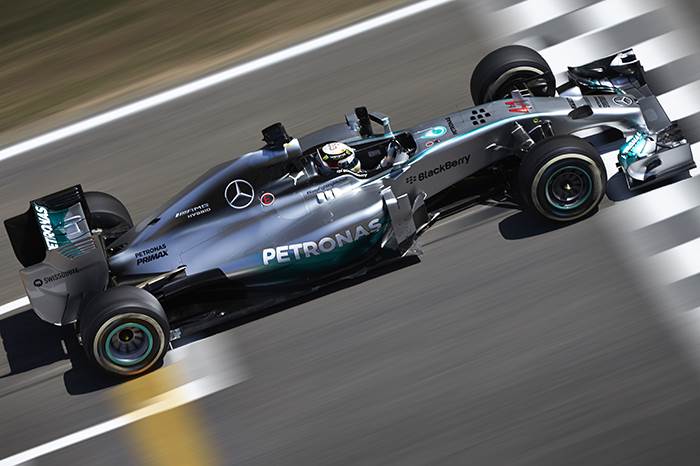 Spanish GP: Lewis Hamilton denies Nico Rosberg pole